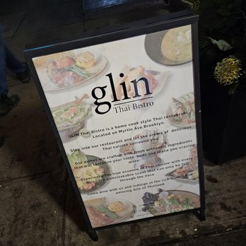 Glin Thai Bistro - Outside signage - Thai Near Me - Brooklyn, New York