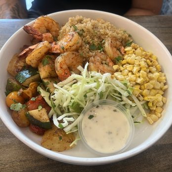 JazTro By Chef D.O.C. - Shrimp Power Bowl - Latin American Near Me - Orlando, Florida JazTro By Chef D.O.C. - Shrimp Power Bowl - Latin American Near Me - Orlando, Florida