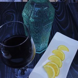 Les Giron’Dines - Fantastic house red. Lovely carafe. Outdoor seating.