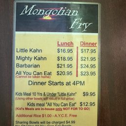 Menu prices as of September 2025 Menu prices as of September 2025