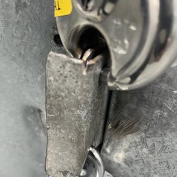 Unsecured Door Lock Set with Missing Screws
