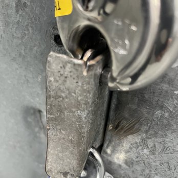 StorQuest Self Storage - Unsecured Door Lock Set with Missing Screws - Self Storage Near Me - Los Angeles, California