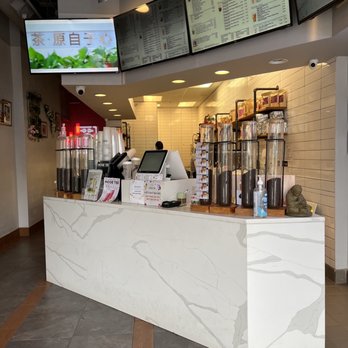 Moge Tee DC - a restaurant counter and menus - Bubble Tea Near Me - Washington, DC, District of Columbia