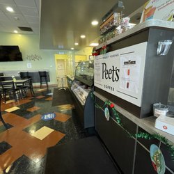 Wired Internet Coffee Bar - Front counter for ordering