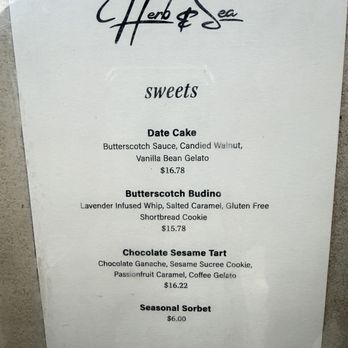 Herb & Sea - Menu - Seafood Near Me - Encinitas, California Herb & Sea - Menu - Seafood Near Me - Encinitas, California