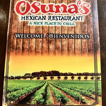 Osuna's Restaurant - Full Menu as of 11/26/2022 - Mexican Near Me - Walnut, California Osuna's Restaurant - Full Menu as of 11/26/2022 - Mexican Near Me - Walnut, California