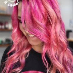 Dapper & Dashin' Salon and Shop - Vivid color at #1 Hair Salon in Temple, TX