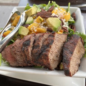 Havana - Mango Spinach Salad with added steak. Salad was 5/5, steak was 2/5 tasteless and dry. - Cuban Near Me - Walnut Creek, California Havana - Mango Spinach Salad with added steak. Salad was 5/5, steak was 2/5 tasteless and dry. - Cuban Near Me - Walnut Creek, California