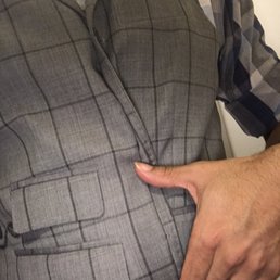 Nothing fits! I have sent these suits back to him 3 times I send them back horrible and they come back unwearable. Nothing fits! I have sent these suits back to him 3 times I send them back horrible and they come back unwearable.