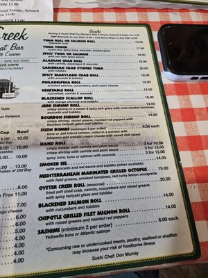 Menu photo 4 Oyster Creek Inn Leeds Point, NJ Menu photo 4 Oyster Creek Inn Leeds Point, NJ