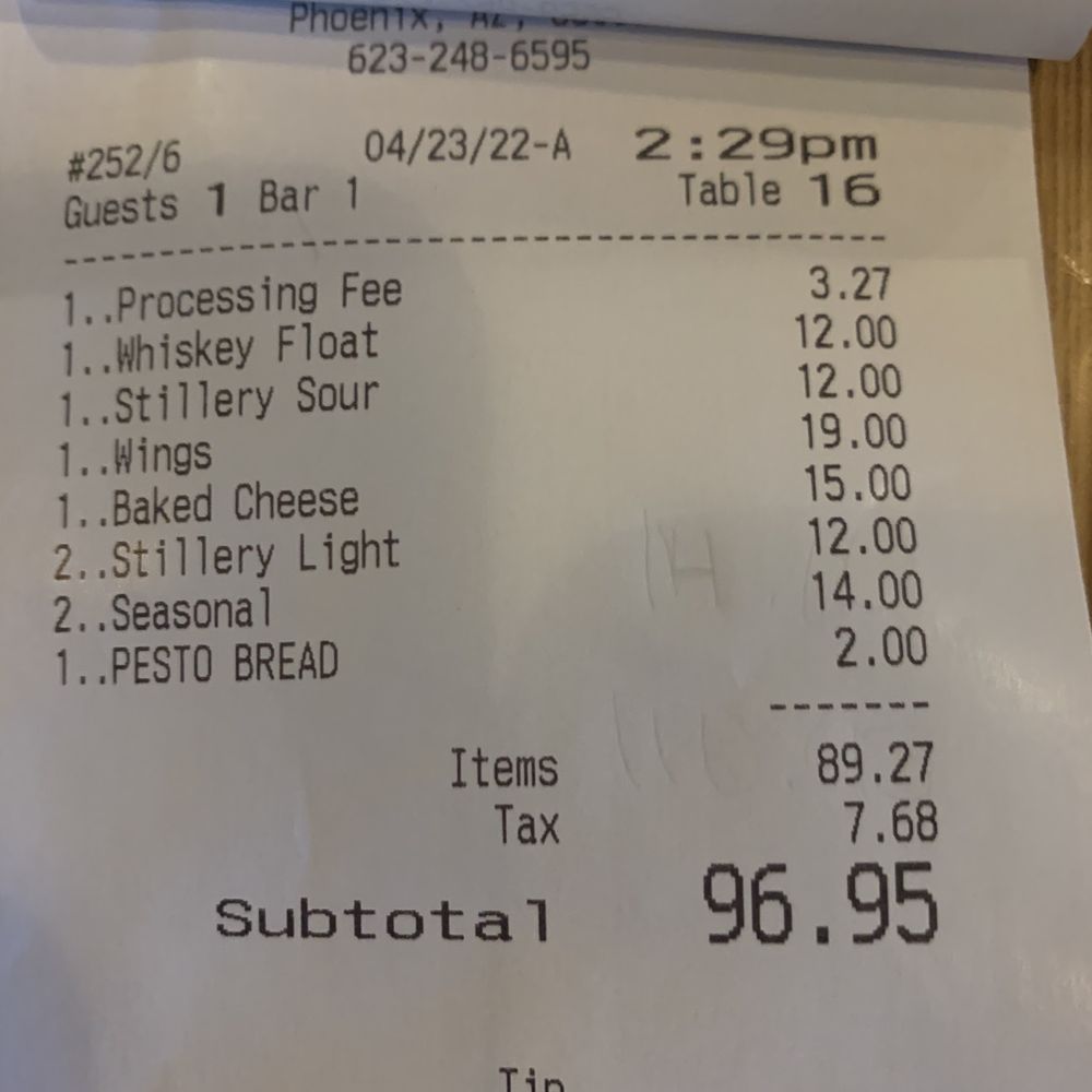 The Stillery - Processing fee. What a joke. - Music Venues Near Me - Phoenix, Arizona The Stillery - Processing fee. What a joke. - Music Venues Near Me - Phoenix, Arizona