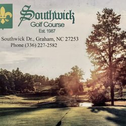 Southwick Golf Course - Score card cover