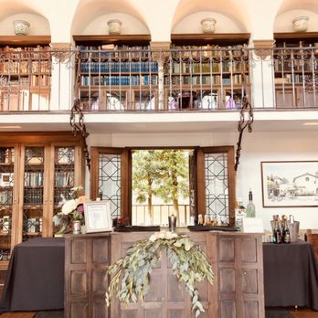 Darlington House - Bar set up in the library - Venues & Event Spaces Near Me - La Jolla, California