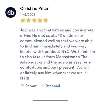 JR Transport - Customer's review - Limos Near Me JR Transport - Customer's review - Limos Near Me