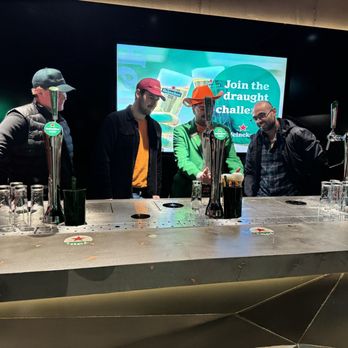 Heineken Experience - Bar area at the end of the tour. They teach you how to properly pour a Heineken. - Museums Near Me - Amsterdam, New Hampshire