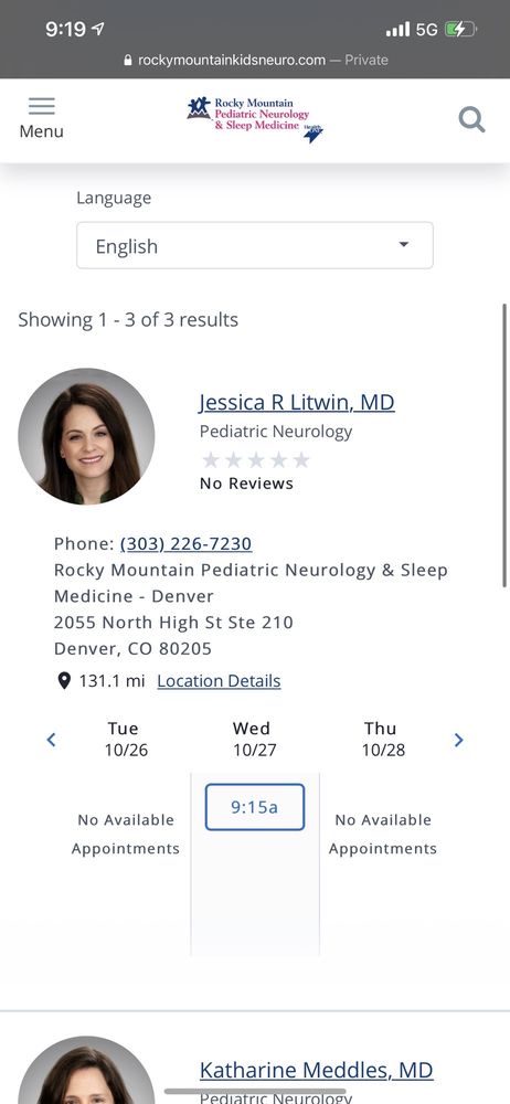 Rocky Mountain Pediatric Neurology & Sleep Medicine - sleep specialist in Denver, CO