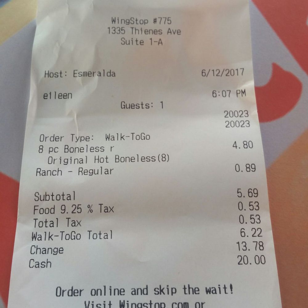 Wingstop - You need TWO host up front - Chicken Wings Near Me - South El Monte, California Wingstop - You need TWO host up front - Chicken Wings Near Me - South El Monte, California