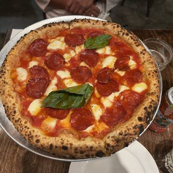 Pep’s On Grand - Diavalo pizza with hot honey - Italian Near Me - New York, New York Pep’s On Grand - Diavalo pizza with hot honey - Italian Near Me - New York, New York