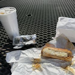 Mrs. Story's Dairy Bar - Short with slaw and chili.