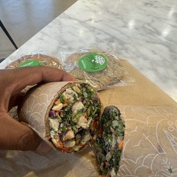 Simply Salad - Thai it Up Wrap White Chocolate Oreo Oatmeal Raisin - Salad Near Me - Torrance, California Simply Salad - Thai it Up Wrap White Chocolate Oreo Oatmeal Raisin - Salad Near Me - Torrance, California