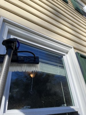 Window Cleaning (plus frames, sills, tracks) - Spilling a mini secret… Instead of using the nasty chemicals on your windows, we use deionized water that creates a negative ion layer on the windows. This ensures dust and dirt repels for up to 6 months. We don’t use ladders either, but still reach up to 3 stories Window Cleaning (plus frames, sills, tracks) - Spilling a mini secret… Instead of using the nasty chemicals on your windows, we use deionized water that creates a negative ion layer on the windows. This ensures dust and dirt repels for up to 6 months. We don’t use ladders either, but still reach up to 3 stories