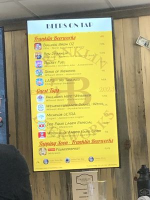 Menu photo 3 Franklin Beerworks McGregor, TX