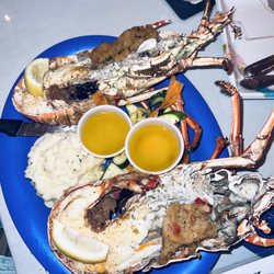 Mim's Seaside Bistro - Stuffed Baked Lobster