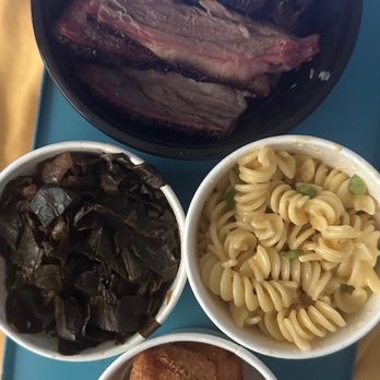 DCity Smokehouse - Brisket, Mac and Jack Cheese, Spicy Collard Greens, Hushpuppies - Barbeque Near Me - Washington, DC, District of Columbia
