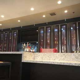 The bar area