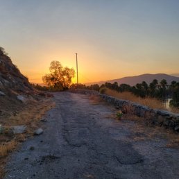 Sunset from Reefer Kids Pointe (not its real name, but that's what goes on up here).