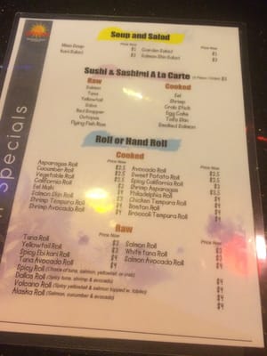 Menu photo 2 Samurai Sushi and Steakhouse Strongsville, OH Menu photo 2 Samurai Sushi and Steakhouse Strongsville, OH
