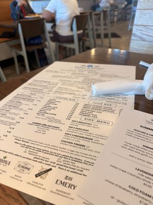 Menu photo 1 Toast & Berry Montgomery, OH