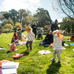 Outdoor Music class in the park