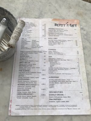 Menu photo 2 Betty'n Caty 26 Berlin, BE Menu photo 2 Betty'n Caty 26 Berlin, BE