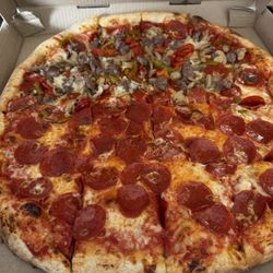 Tony's Pizza - Half pepperoni & half Tony's special