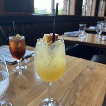 B2 Bistro + Bar - Peach Sangria - American Near Me - Bordentown, New Jersey B2 Bistro + Bar - Peach Sangria - American Near Me - Bordentown, New Jersey