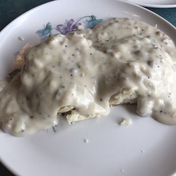 Horst's Little Bakery Haus - Half order of biscuit and gravy - Comfort Food Near Me - Madison, Indiana Horst's Little Bakery Haus - Half order of biscuit and gravy - Comfort Food Near Me - Madison, Indiana