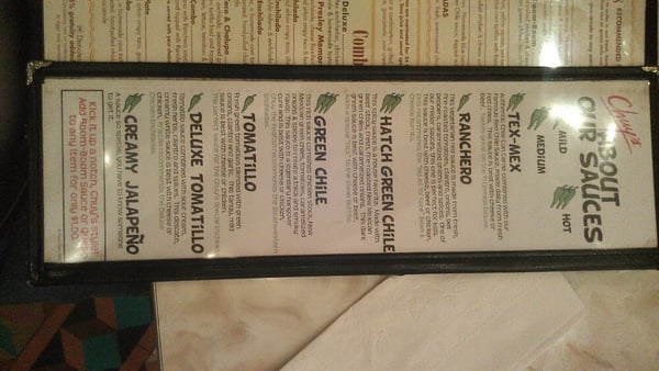 Menu photo 7 Chuy's Shenandoah, TX Menu photo 7 Chuy's Shenandoah, TX