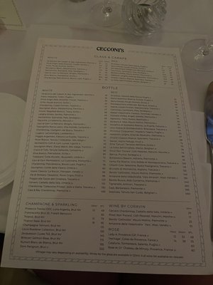 Menu photo 2 Cecconi's London, XGL