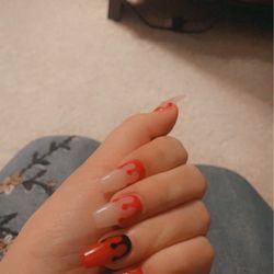 Glamour Nail & Spa - These nails were back when I was starting out trying new designs and longer on my nails and they were amazing!!