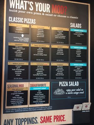 Menu photo 2 MOD Pizza Riverdale Park, MD