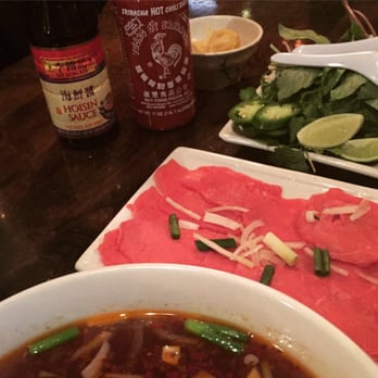 Pho Nouveau - Spicy Beef Pho (Double Rare Beef) - Vietnamese Near Me - Boise, Idaho Pho Nouveau - Spicy Beef Pho (Double Rare Beef) - Vietnamese Near Me - Boise, Idaho