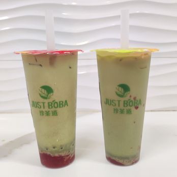 Just Boba Tea House - strawberry matcha - Bubble Tea Near Me - Los Angeles, California Just Boba Tea House - strawberry matcha - Bubble Tea Near Me - Los Angeles, California