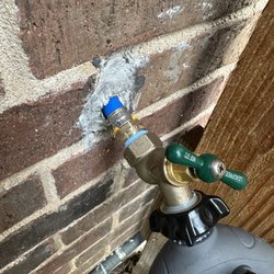 Beyond Wow Plumbing - Spigot left hanging from PEX. Nice