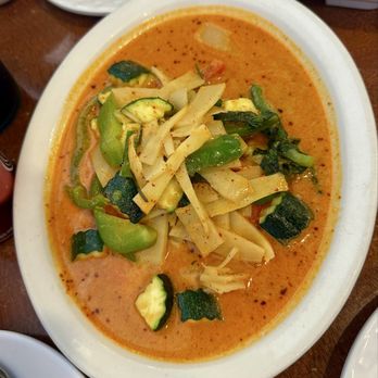 Tom Yum Thai - Salmon Red Curry - Thai Near Me - Garland, Texas Tom Yum Thai - Salmon Red Curry - Thai Near Me - Garland, Texas