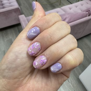 Top Nails - lavender nails - Nail Technicians Near Me - Miami, Florida