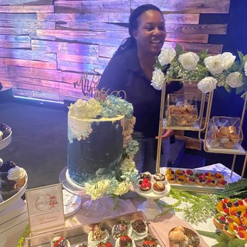 Gold Ending Cakery - My wedding cake and dessert table! - Custom Cakes Near Me - Delray Beach, Florida
