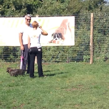 Cane Campione - Silvia explaining a concept to my husband before putting it into practise with our dachshund. - Pet Training Near Me - Riano, RM