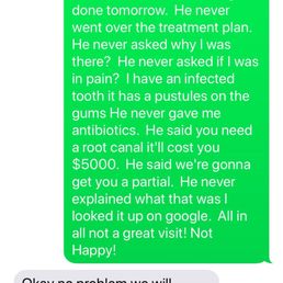 I never asked to be removed from the schedule. I explained how I felt about the visit. I never asked to be removed from the schedule. I explained how I felt about the visit.
