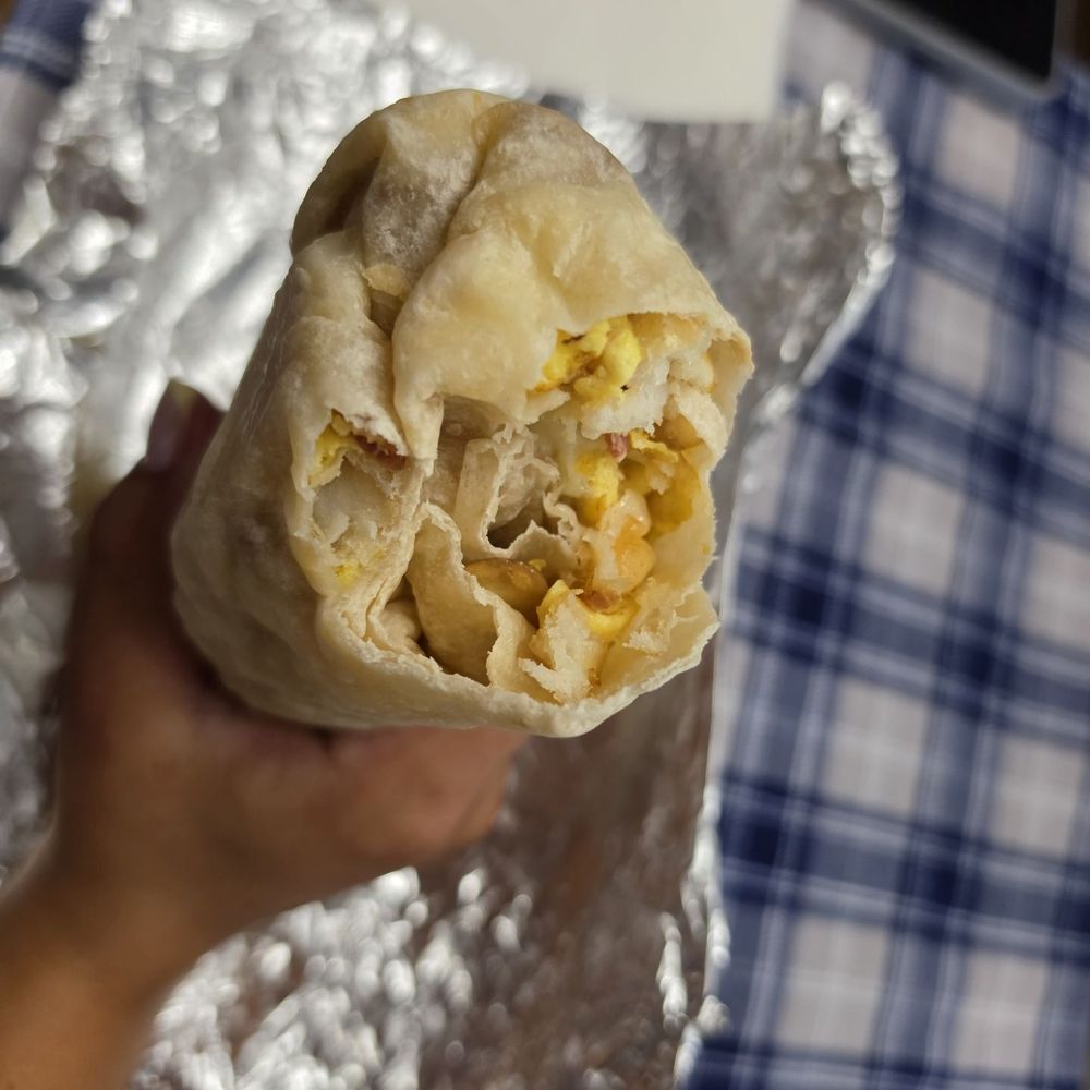 Green Taco - Bacon breakfasts burrito - Mexican Near Me - Riverside, California Green Taco - Bacon breakfasts burrito - Mexican Near Me - Riverside, California